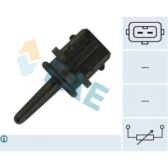 Kuva Tunnistin, jäähdytysnesteen lämpötila ALFA ROMEO, FIAT, HONDA, LANCIA, NISSAN, OPEL, PORSCHE, SAAB, SEAT, VAUXHALL, VW OE 0000060591909, 006059190