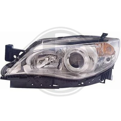 Kuva DIEDERICHS 6235081 Ajovaloumpio Vasen H7, H7/HB3, HB3 kromi SUBARU: Impreza III Hatchback (GR, GH, G3) 1.5 F, 2.0 R AWD, 2.5 WRX STI AWD