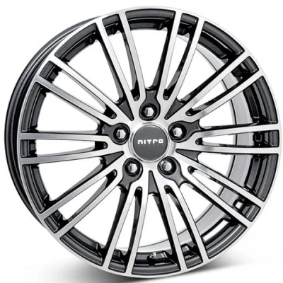 Kuva Nitro Turismo FF Gloss Gun Polished 9x20 5/108 ET53 B63.3