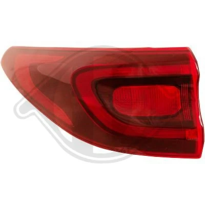 Kuva DIEDERICHS 6523991 Takavalot Vasen Uloin osa P21/5W