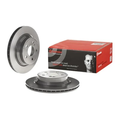 Kuva BREMBO COATED DISC LINE 09.A358.11 Jarrulevyt 300 22 5 tuuletettu sisältä pinnoitettu hiiliteräs Ruuveilla MERCEDES BENZ: GLK, CLS Coupe