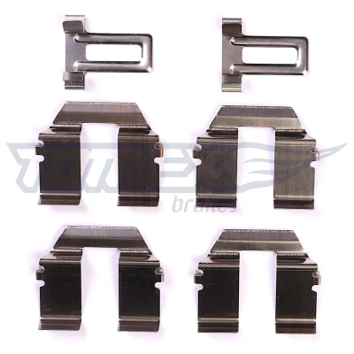 Kuva TOMEX brakes TX 43 87 Tarvikesarja, Jarrupala VOLKSWAGEN: Transporter 4 Bus,