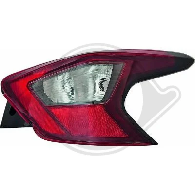 Kuva DIEDERICHS 6026090 Takavalot Oikea W16W, WY21W, W21/5W Ilman lampun kantaa NISSAN: MICRA 5