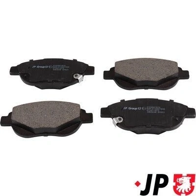 Kuva JP GROUP 4163601810 Jarrupalat Etuakseli Ilman kulumisenilmaisinta PEUGEOT: 307 Hatchback, SW, 206 CITROËN: C4 I Hatchback