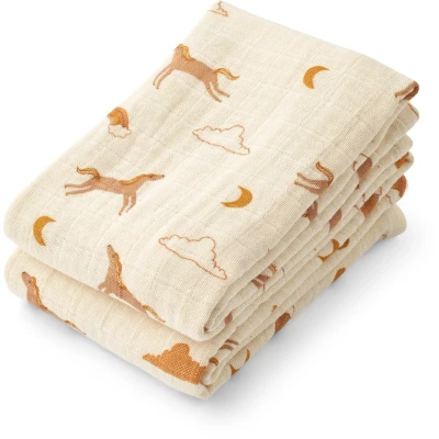 Kuva LIEWOOD Lewis Musliiniviltti 2 pack, Dream/Ecru