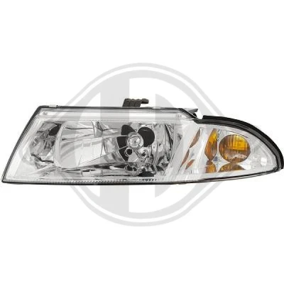 Kuva DIEDERICHS 5860181 Ajovaloumpio Vasen H4 Kromi MITSUBISHI: Carisma Sedan, Hatchback