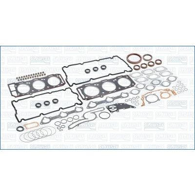 Kuva AJUSA 50174200 Täydellinen Tiivistesarja Moottori Sylinterikannen tiivisteellä, Venttiilivarren tiivisteellä FIBERMAX ALFA ROMEO: 147
