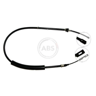 Kuva A.B.S. K18516 Käsijarruvaijeri 1075 Rumpujarru Oikean /vasemmanpuolinen ohjaus AUDI: A2
