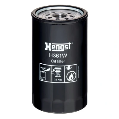 Kuva HENGST FILTER H361W Öljynsuodatin M22x1,5 Ruuvattava suodatin