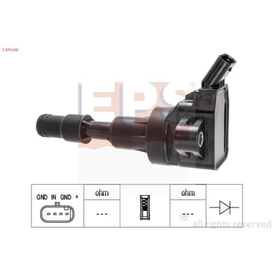 Kuva EPS 1.970.638 Sytytyspuola KIA: Rio IV Van / Hatchback, Stonic Pro cee‘d II Hatchback