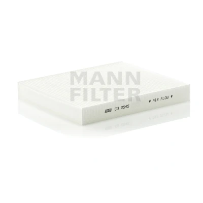 Kuva MANN FILTER CU 2545 Raitisilmasuodatin Hiukkassuodatin 252 216 32 VOLKSWAGEN: Polo V Hatchback, IV VI, SKODA: Fabia 2, Roomster
