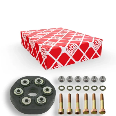 Kuva febi BILSTEIN 03616 Kardaanin Kuminivel 80 Edessä 124 Plus Ruuveilla, aluslaatat mutterien kanssa MERCEDES BENZ: C sarja Sedan, E Sedan