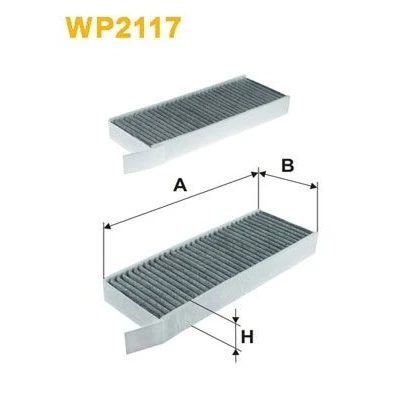 Kuva Suodatin, sisäilma WIX FILTERS WP2117