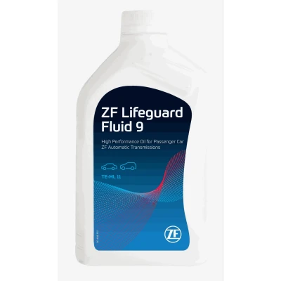 Kuva ZF GETRIEBE LifeguardFluid 9 AA01.500.001 Automaattivaihteistoöljy 1 Sininen BMW: 5 Touring, Sedan, X5, LAND ROVER: Range Rover Evoque Cabriolet