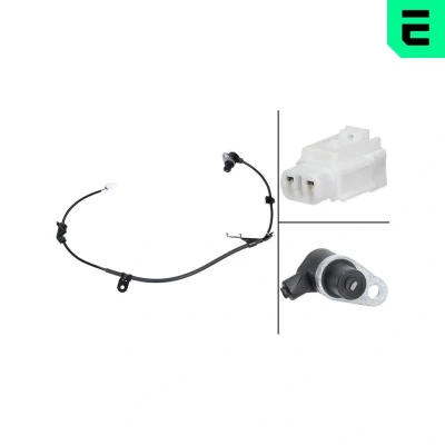 Kuva Tunnistin, kiertonopeus, Etuakseli, vasen toyota yaris, yaris verso OE 89543 0D010, 0D011