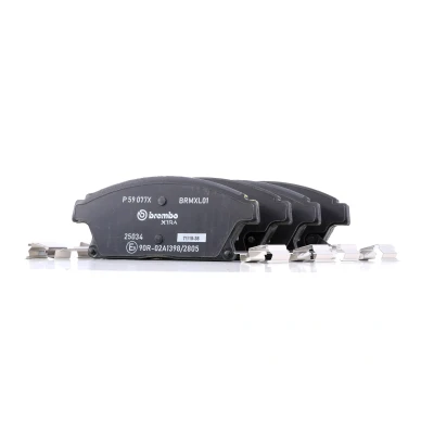 Kuva BREMBO P 59 077X Jarrupalat akustisella kulumavaroittimella Huudonvaimennuspellillä Tarvikkeilla OPEL: Astra J Sports Tourer, Zafira C Tourer