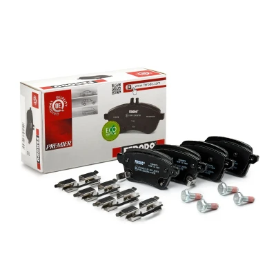 Kuva FERODO PREMIER ECO FRICTION FDB4879 Jarrupalat akustisella kulumavaroittimella Tarvikkeilla OPEL: Corsa E Hatchback, FIAT: Tipo Farmari, 500L