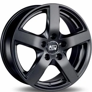 Kuva MSW 55 Matt Dark Grey 7x17 5/120 ET49 B65.1 Alumiinivanteet