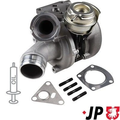 Kuva JP GROUP 1117402500 Turboahdin Pakokaasuahdin sis. tiivistesarjan VOLKSWAGEN: Touareg I