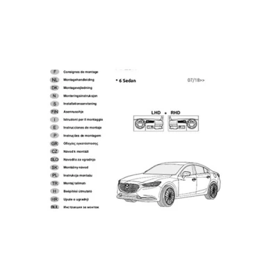 Kuva Sähkökaapelisarja, 7 napainen MAZDA 6 Sedan OE