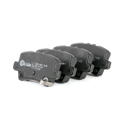 Kuva BREMBO P 28 038 Jarrupalat akustisella kulumavaroittimella Jarrusatulan ruuveilla Ilman tarvikkeita HONDA: CIVIC 8 Hatchback