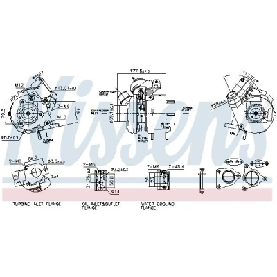 Kuva Turboahdin NISSAN, RENAULT OE 1441100K0F, 1441100Q0G, 1441100Q0GEX