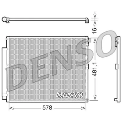 Kuva Lauhdutin, ilmastointilaite DENSO DCN50017