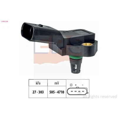 Kuva EPS 1.993.228 MAP Sensor VOLKSWAGEN: Multivan 5 (7HM, Transporter 5, AUDI: A4 B8 Sedan, Avant, A5 Sportback, SEAT: Exeo ST