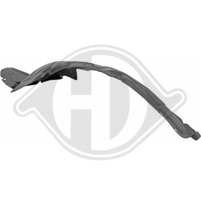 Kuva DIEDERICHS 6806809 Sisälokasuoja Eteen, vasen HYUNDAI: ix20 (JC) 1.4, 1.6, 1.4 CRDI, 1.6 LPG, LPG 2010 2019