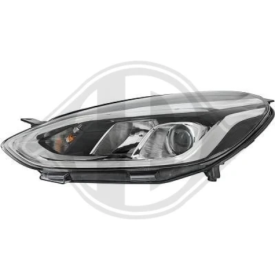 Kuva DIEDERICHS 1407983 Ajovaloumpio Vasen LED, H7/H1