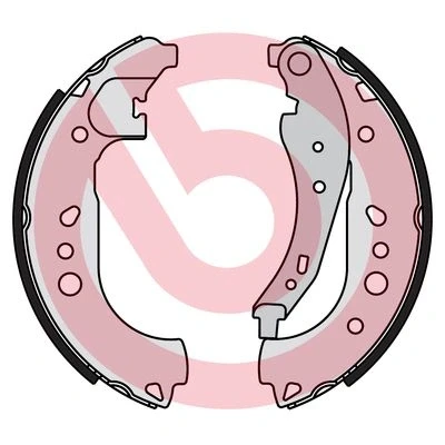 Kuva BREMBO S 68 550 Jarrukengät 229 42