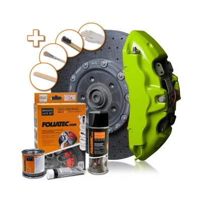 Kuva FOLIATEC 2177 Jarrusatulamaali aerosoli 400, 125, 50 Vihreä