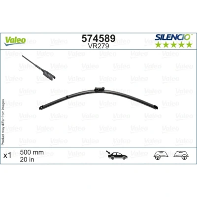 Kuva Pyyhkijänsulka Valeo 574589 500mm Takana Flatblade pyyhinsulka (rungoton) OPEL: Insignia B Grand Sport