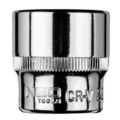 Kuva NEO TOOLS 08 182 Hylsyavain 3/8 22 mm Kromi vanadium teräs Kuusikulma