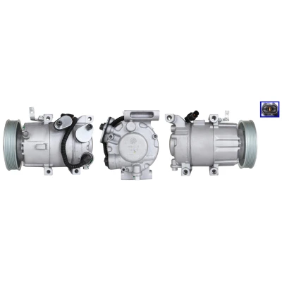 Kuva LUCAS ACP01144 Ilmastoinnin Kompressori PAG 46 YF R 134a, 1234yf Tiivisteillä