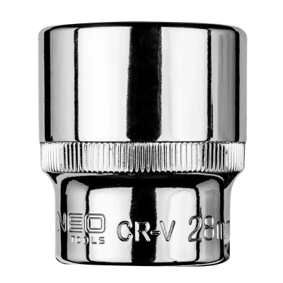 Kuva NEO TOOLS 08 427 Hylsyavain 1/2 27 mm Kromi vanadium teräs Kuusikulma