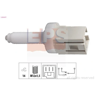 Kuva EPS 1.810.077 Jarruvalokytkin Mekaaninen M12x1,5 Made in Italy OE Equivalent