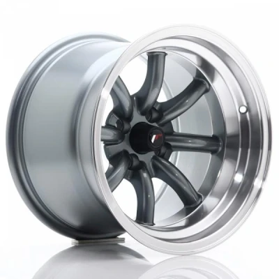 Kuva Japan Racing JR19 Gun Metal Machined LIP 7x14 4/100 ET0 B73.1