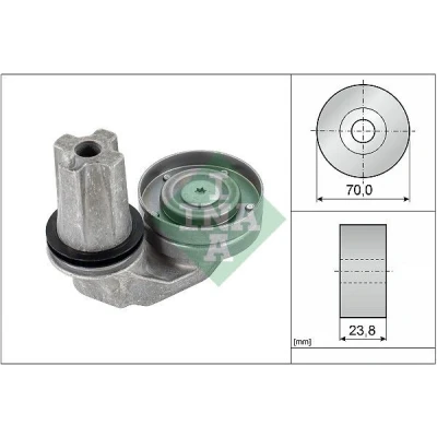 Kuva INA 534 0635 10 Kiristinvarsi, Moniurahihna LAND ROVER: Discovery 3