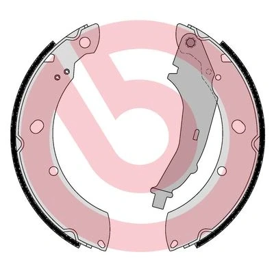 Kuva BREMBO S 85 544 Jarrukengät 228 42 Seisontajarrukahvalla