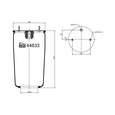 Kuva FEBI BILSTEIN 44633 Metallipalje, ilmajousitus
