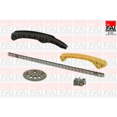 Kuva FAI AutoParts TCK50 Jakoketjusarja ilman tiivisteitä, Hammaspyörillä Yksinkertainen, Niittiketju MITSUBISHI: Lancer 8, COLT 6