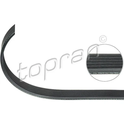 Kuva TOPRAN 101 604 Moniurahihna 2260 6 EPDM (eteenipropeeni dieeni kumi) MERCEDES BENZ: E sarja Sedan, C T modell, AUDI: 100 C4 Sedan