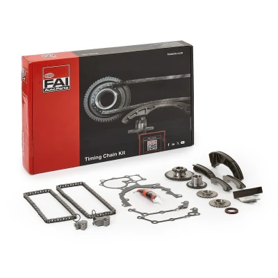 Kuva FAI AutoParts TCK258 Jakoketjusarja Tiivisteillä, Hammaspyörillä Yksinkertainen, Niittiketju KIA: RIO 3, cee‘d I Farmari, Sportage III