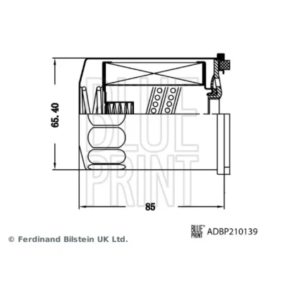 Kuva BLUE PRINT ADBP210139 Hydrauliikkasuodatin, Automaattivaihteisto TESLA: Model 3