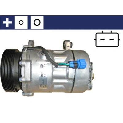 Kuva MAHLE ORIGINAL ACP 1012 000S Ilmastoinnin Kompressori SD7V16 12 PAG 46 R 134a Tiivisterenkaalla VOLKSWAGEN: GOLF 3, Passat B3/B4 Variant, Sharan I