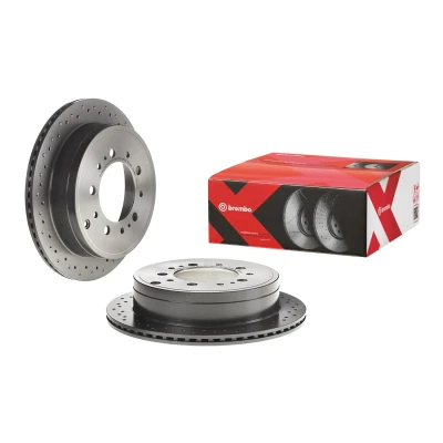 Kuva BREMBO 09.D618.1X Jarrulevyt 345 18 5 rei&#039;itetty/tuuletettu sisältä pinnoitettu hiiliteräs TOYOTA: Land Cruiser 200