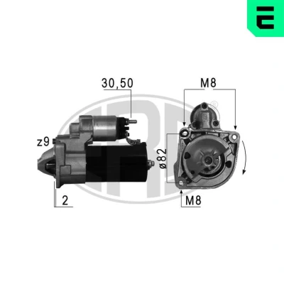 Kuva ERA 220610A Starttimoottori 12 1,7 9 FIAT: Ducato III Van, Flatbed Kuorma auto / Alusta, Bussi