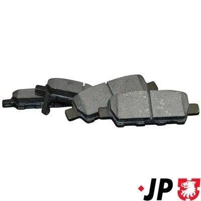 Kuva JP GROUP 4063700610 Jarrupalat Taka akseli akustisella kulumavaroittimella NISSAN: Qashqai / Qashqai+2 I, 2, X Trail