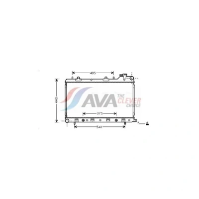 Kuva Jäähdytin, moottorinjäähdytys subaru forester OE 45111SA020, 45111SA021, 45111 SA030